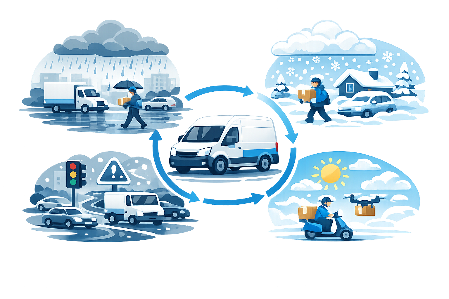 Weather conditions visualization